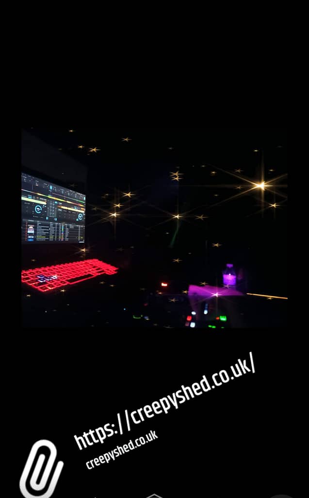 Creepyshed, Hd Sound & Lighting, setup