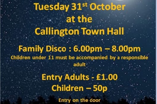 2023: Halloween Family disco @ Callington Town Hall