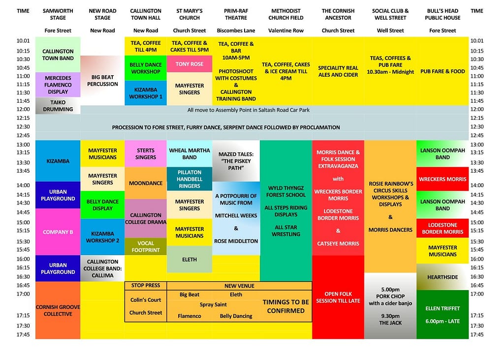Mayfest program for 2025