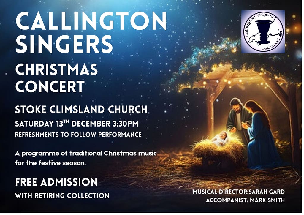 Callington singers, Christmas concert