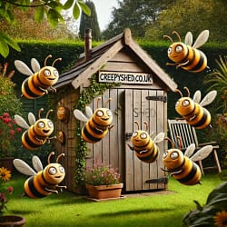 creepyshed honey fair bees