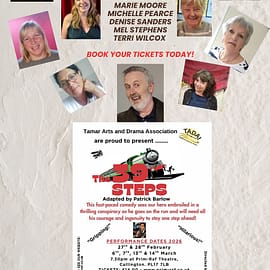 Cast of Tthe 39 Steps @ The Prim-Raf theatre Callington