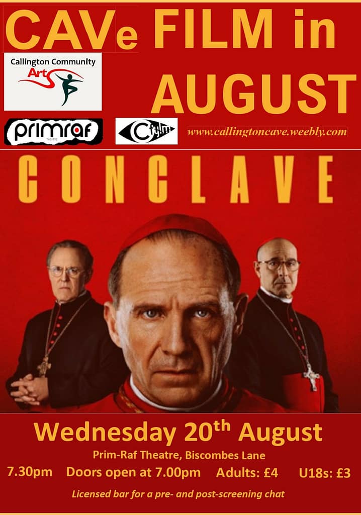 Adult film show at Prim-Raf Theatre August 2025. Callington cAVE