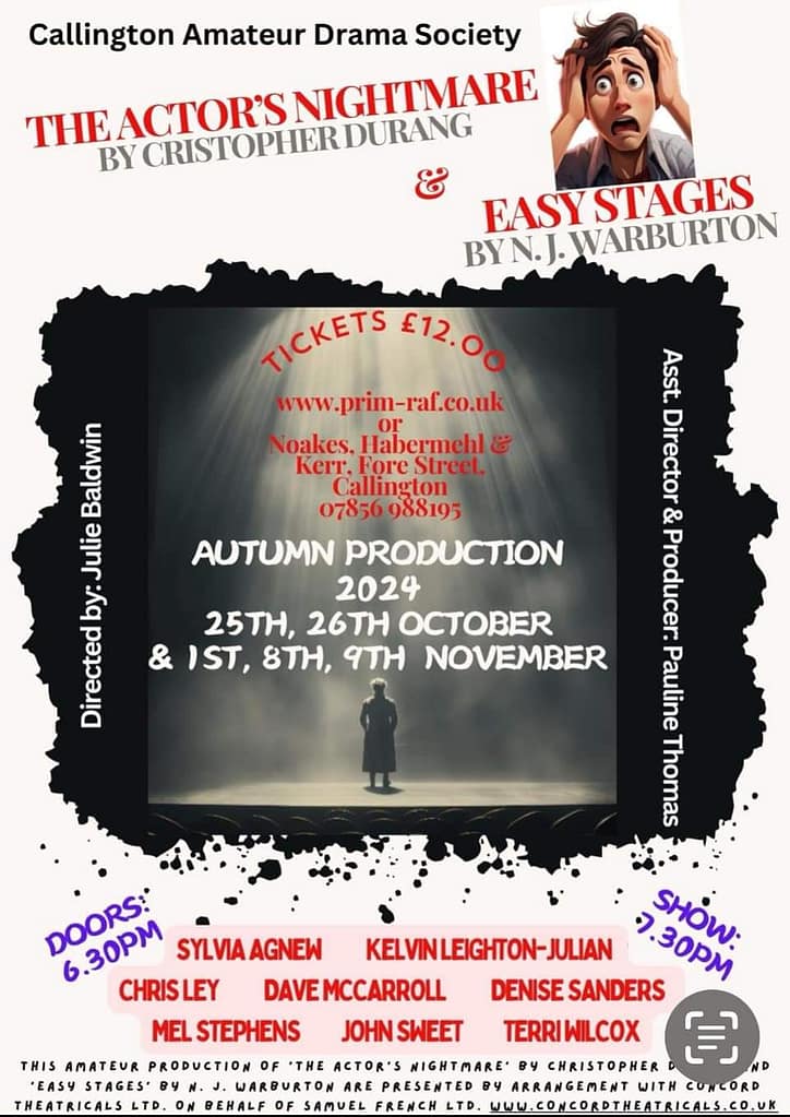 The Actors Nightware & Easy stages at Callington Prim-raf