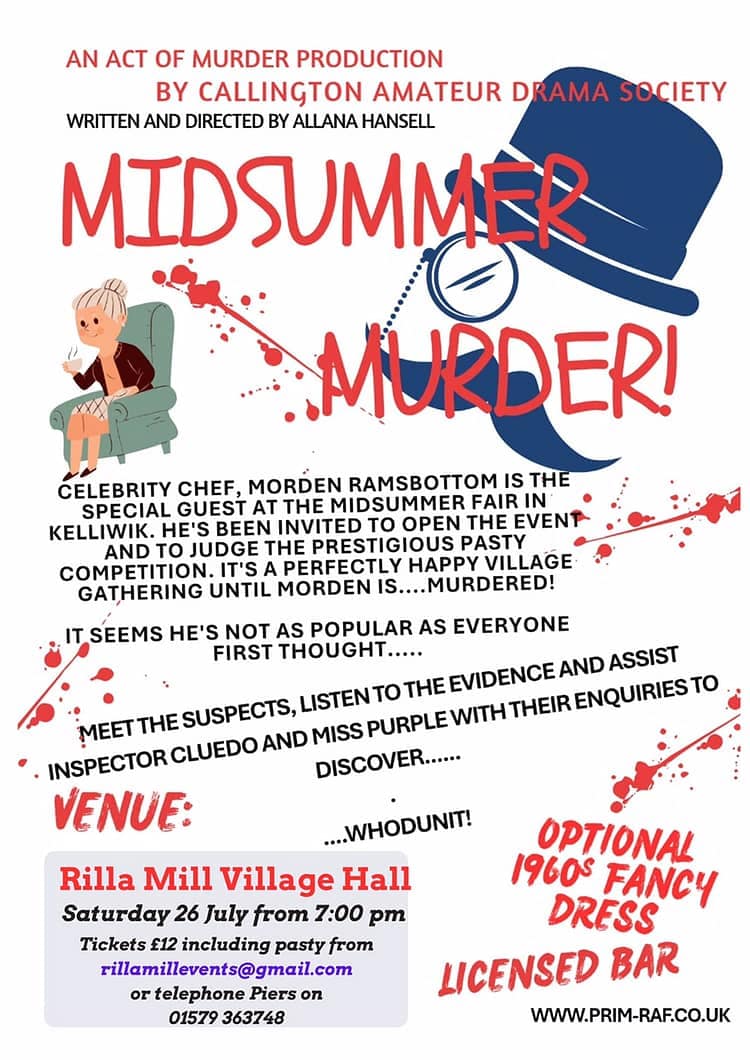 Poster for midsummer murder
