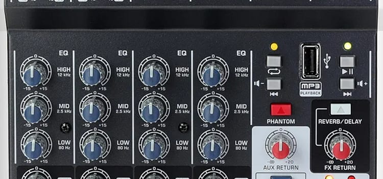 Behringer XENYX QX602MP3 6-Channel Mixer Behringer XENYX QX602MP3 6-Channel Mixer