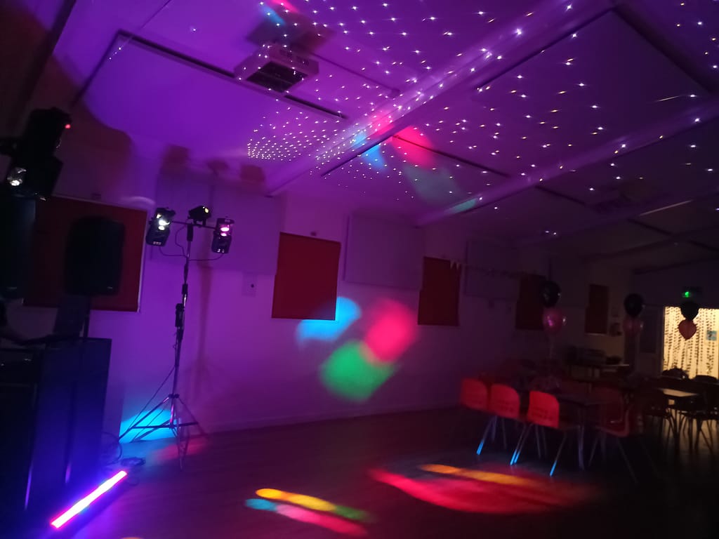 Disco at Callington Scout Hut