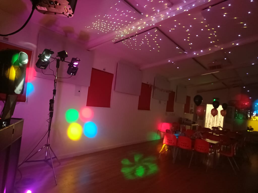 Disco at Callington Scout Hut