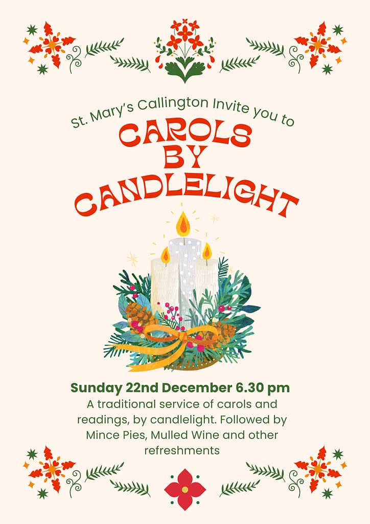 Christmas Carols by Candlelight in St.Marys church Callington 2024