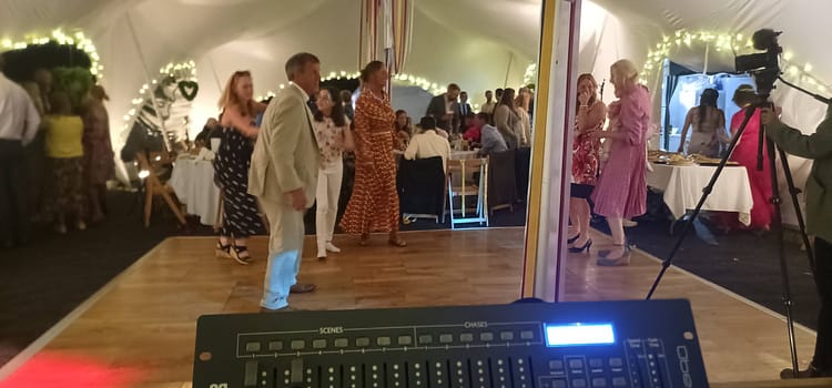 Lamerton Wedding evening, marquee wedding reception