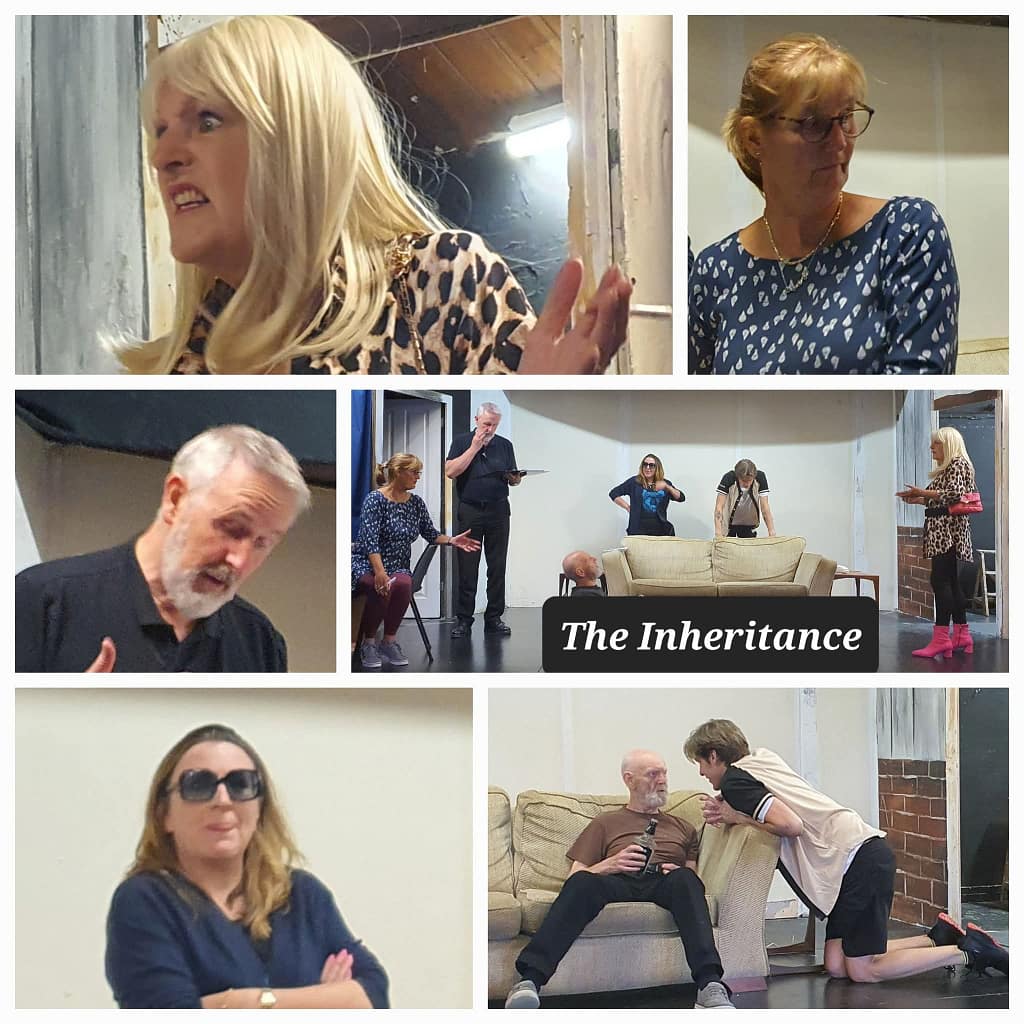 Cast of the inheritance, showing at Prim-Raf theatre Callington