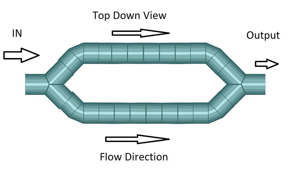 Diagram showing the layout of our DIY fog cooler