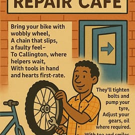 Callington Repair cafe poster