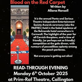 Murder mystery , Callington. Prim-raf theatre