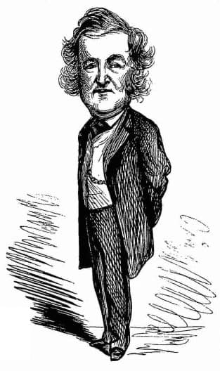 The author, John Maddison Morton, caricatured in 1876