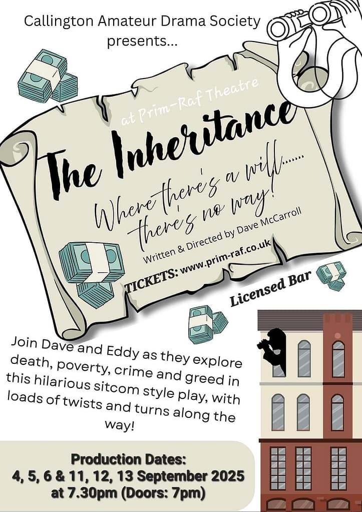 The inheritance, Prim-Raf theatre Callington