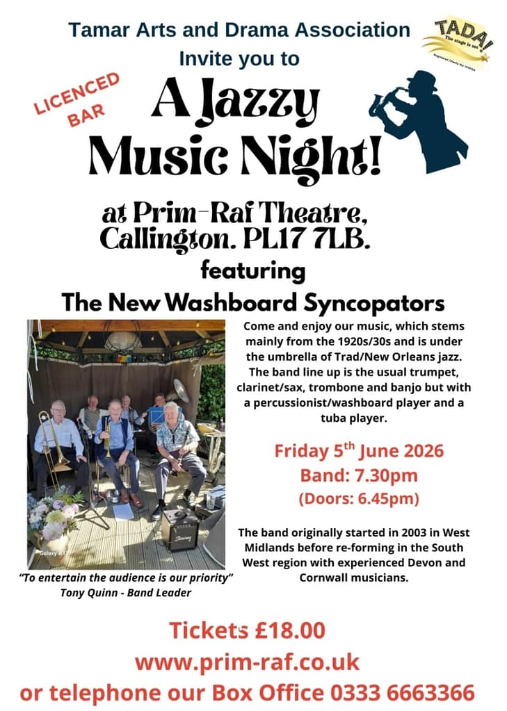 A Jazzy Music Night At Prim-Raf Theatre
Friday 5th June 2026