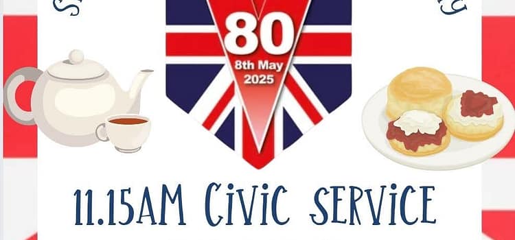 VE DAY – CALLINGTON Civic Service, Callington for VE Day