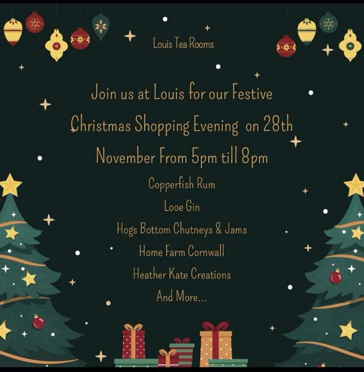 Christmas shopping louis tea rooms